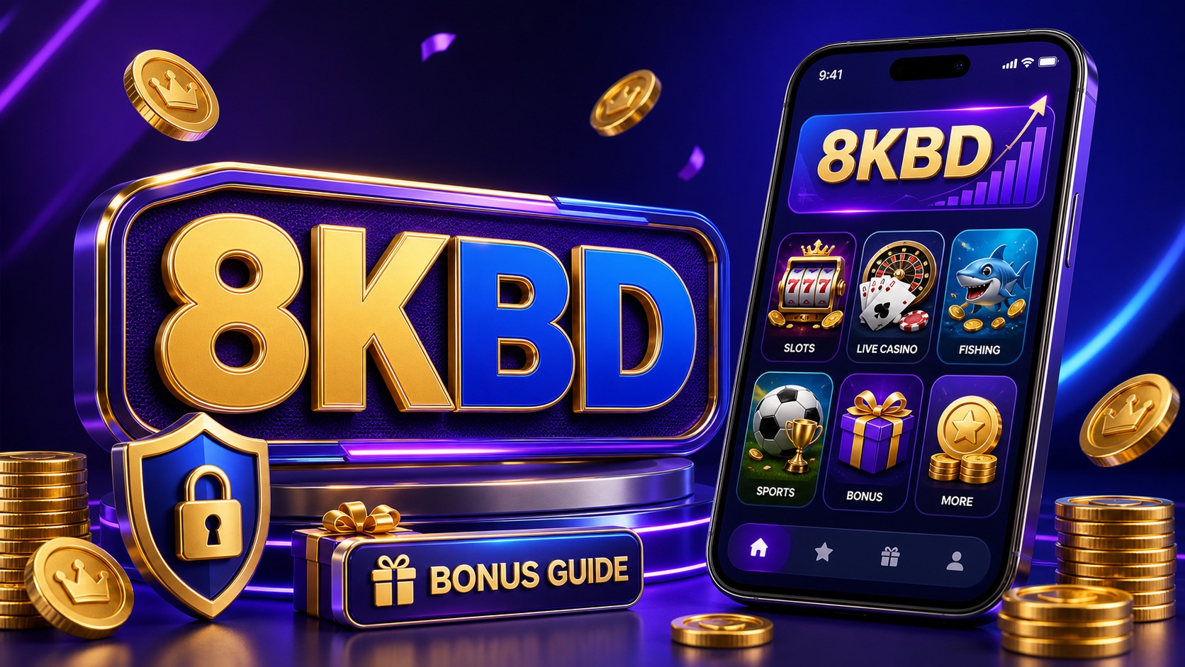 8KBD অ্যাপ: লগইন, তথ্য ও নিরাপত্তা